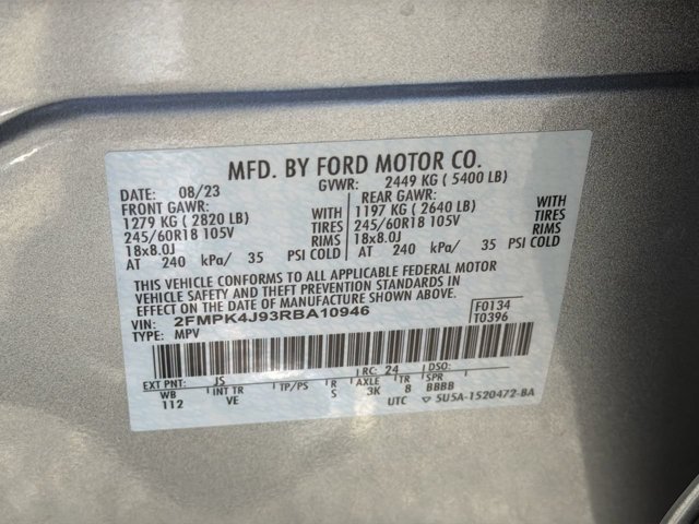 Certified 2024 Ford Edge SEL AWD/4WD image 34