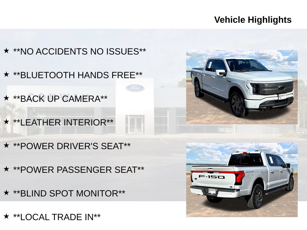 Certified 2023 Ford F150 Lightning Lariat AWD/4WD image 6