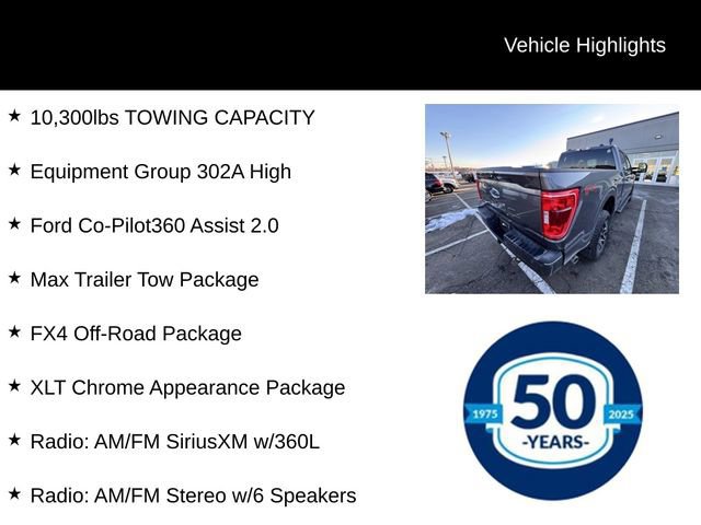 Certified 2023 Ford F150 XLT w/ Equipment Group 302A High image 16