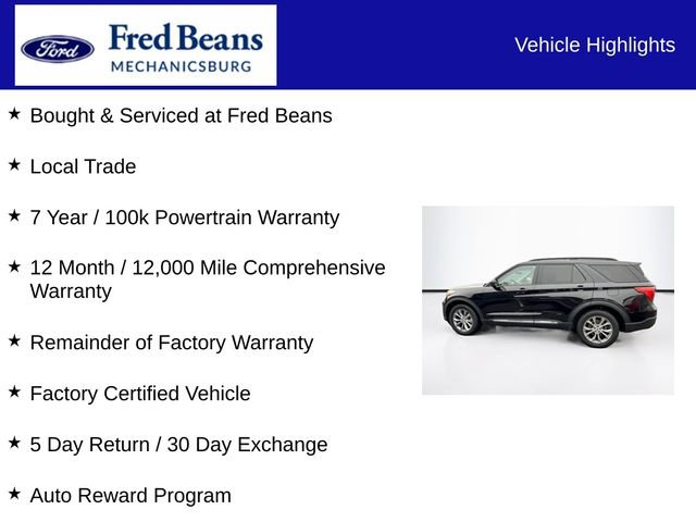 Certified 2023 Ford Explorer XLT w/ Equipment Group 202A AWD/4WD image 7