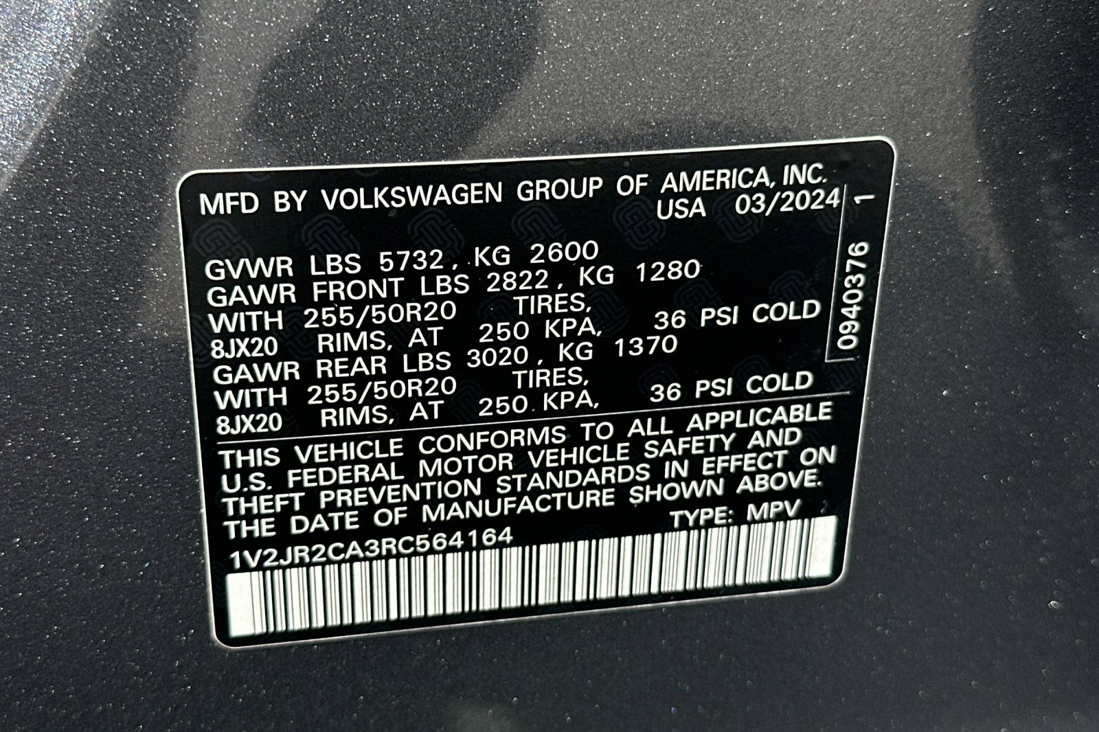 Used 2024 Volkswagen Atlas SE FWD image 29