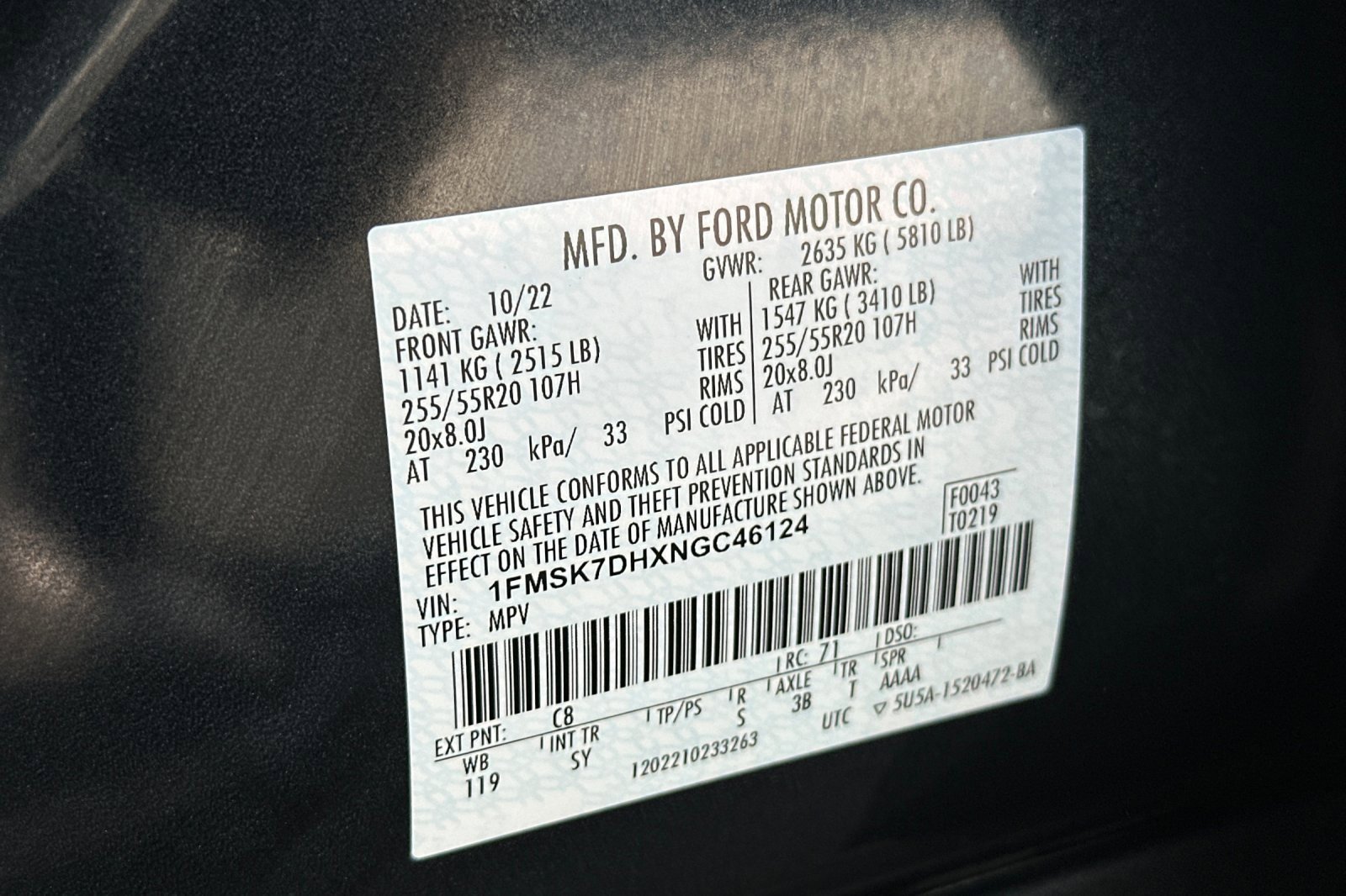 Certified 2022 Ford Explorer XLT w/ Equipment Group 202A image 31