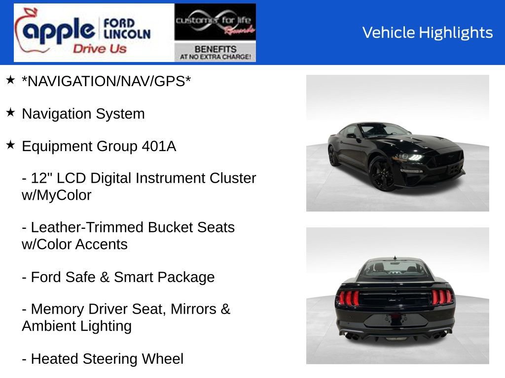 Certified 2021 Ford Mustang GT Premium w/ Equipment Group 401A image 12