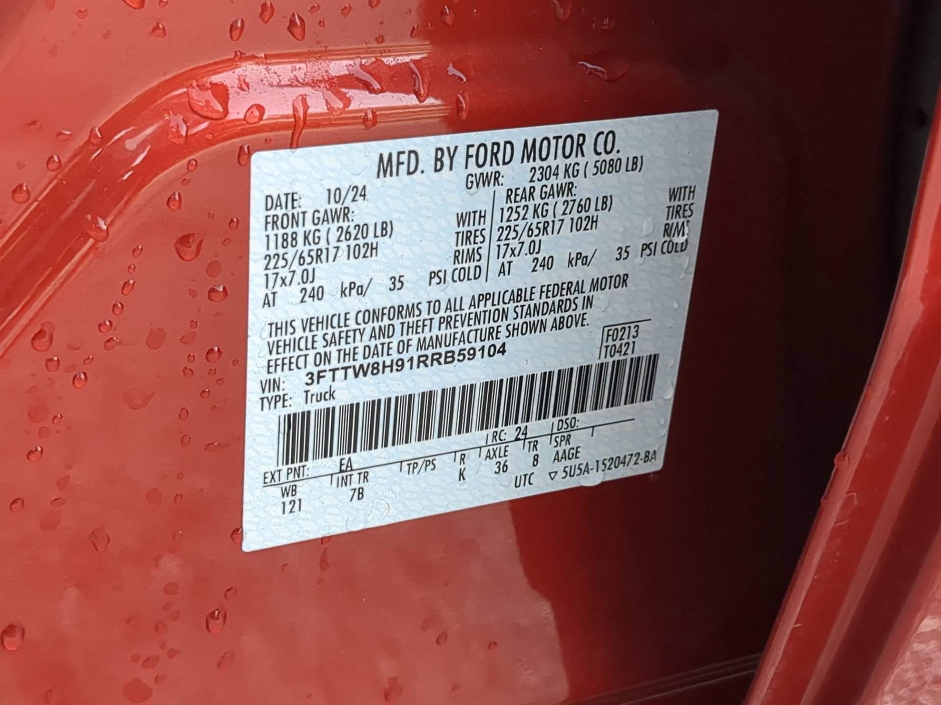 Certified 2024 Ford Maverick XLT FWD image 70