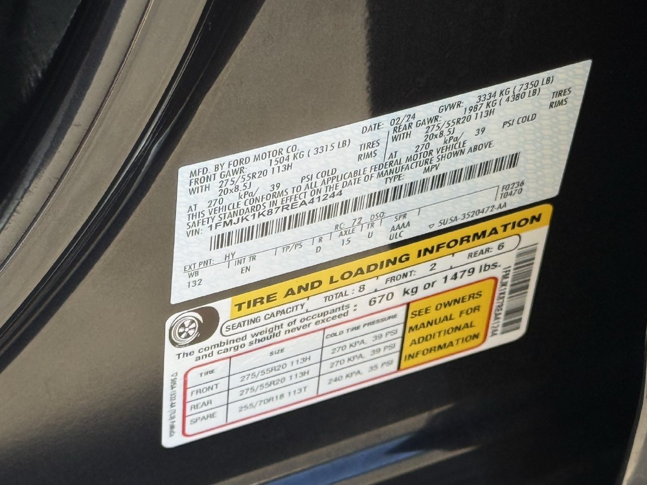Certified 2024 Ford Expedition Max Limited RWD image 33