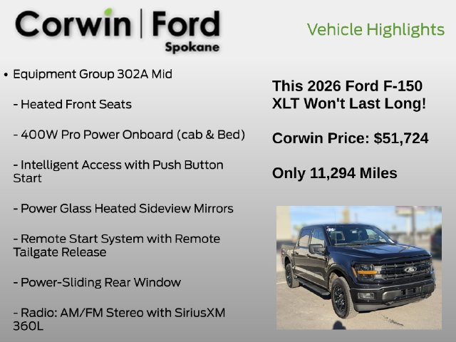 Certified 2026 Ford F150 XLT AWD/4WD image 19