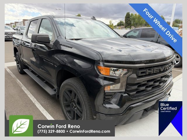 Used 2023 Chevrolet Silverado 1500 Custom w/ LPO, Dark Essentials Package AWD/4WD 360° Tour