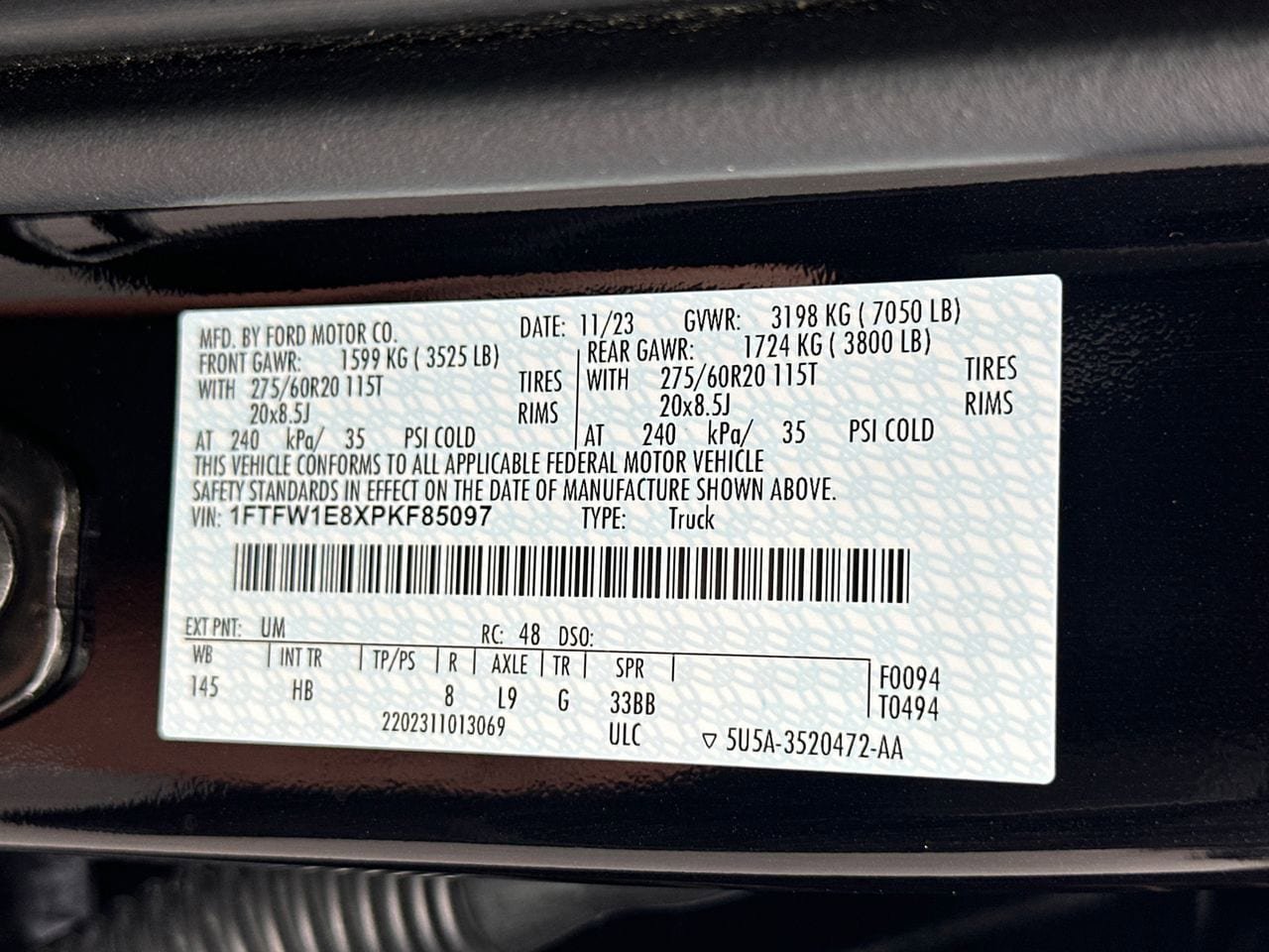 Certified 2023 Ford F150 Lariat w/ Equipment Group 502A High AWD/4WD image 32