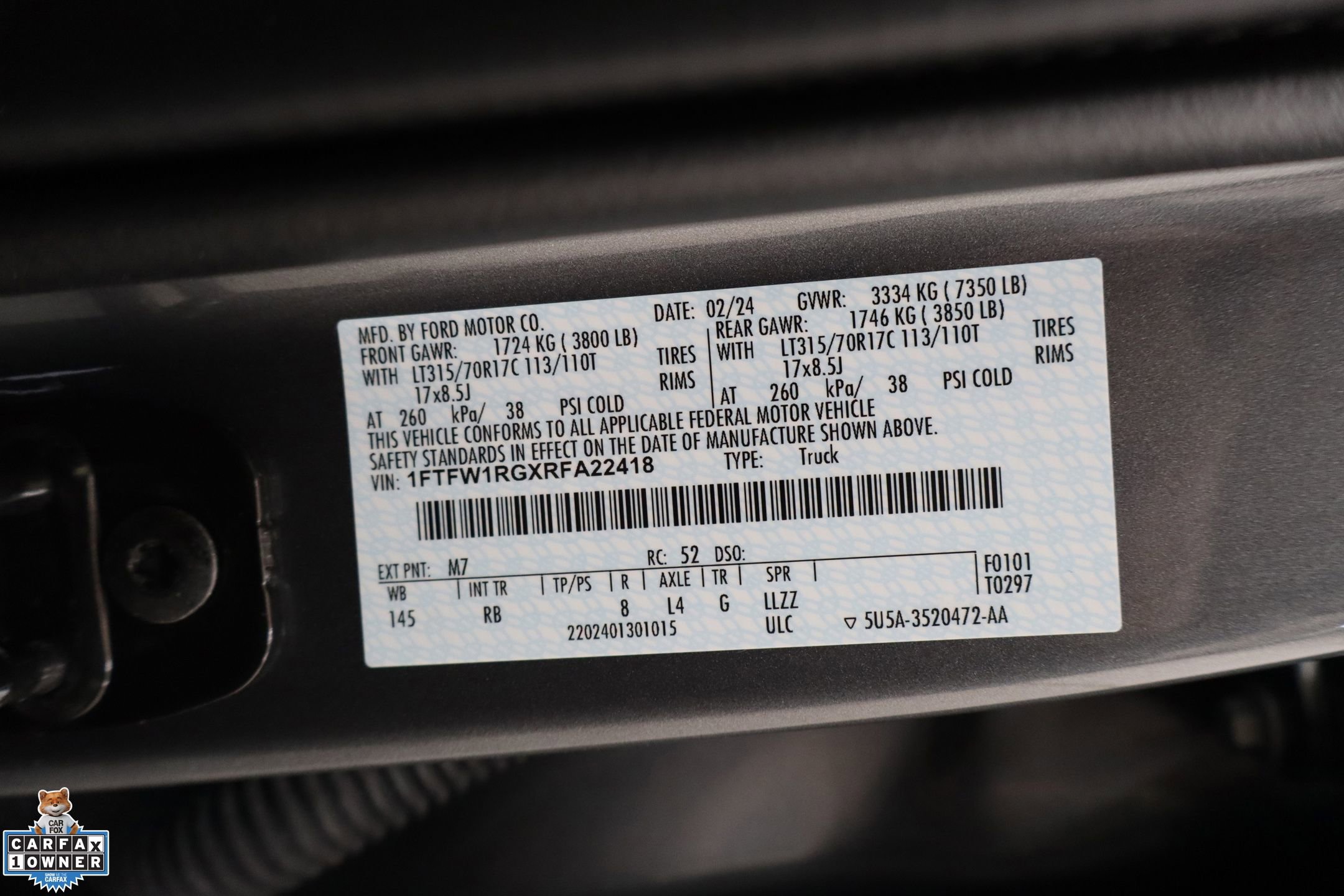 Certified 2024 Ford F150 Raptor image 30