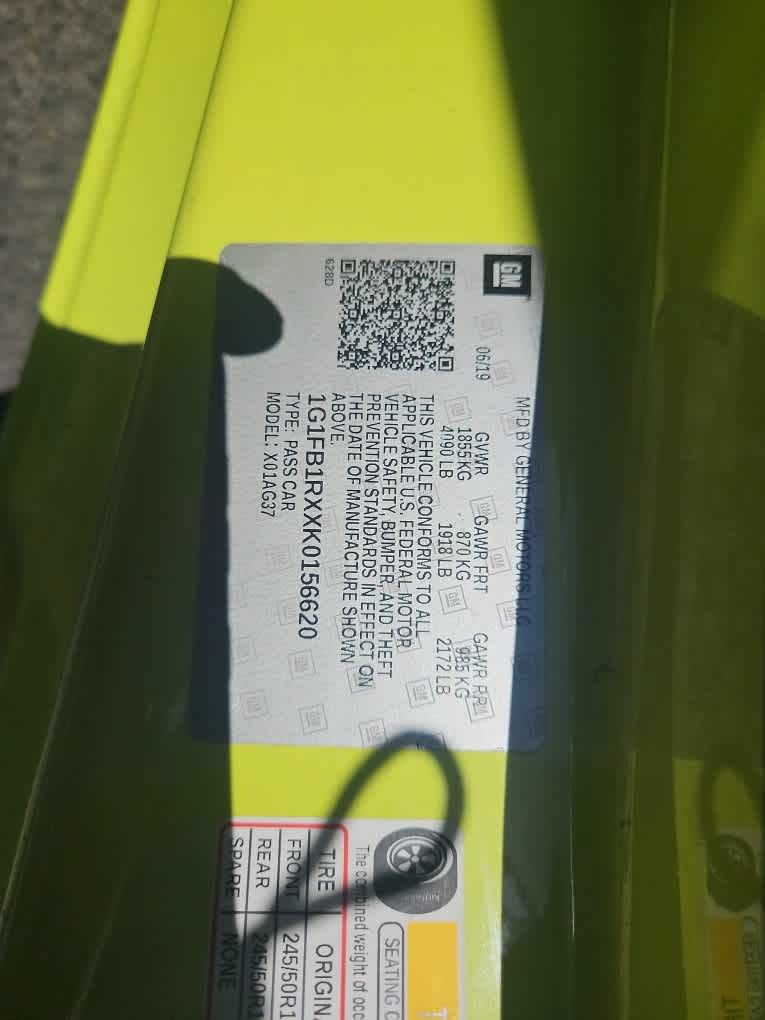 Used 2019 Chevrolet Camaro LT RWD image 21