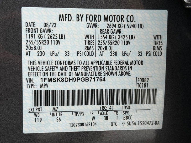 Certified 2023 Ford Explorer XLT w/ Equipment Group 202A image 27