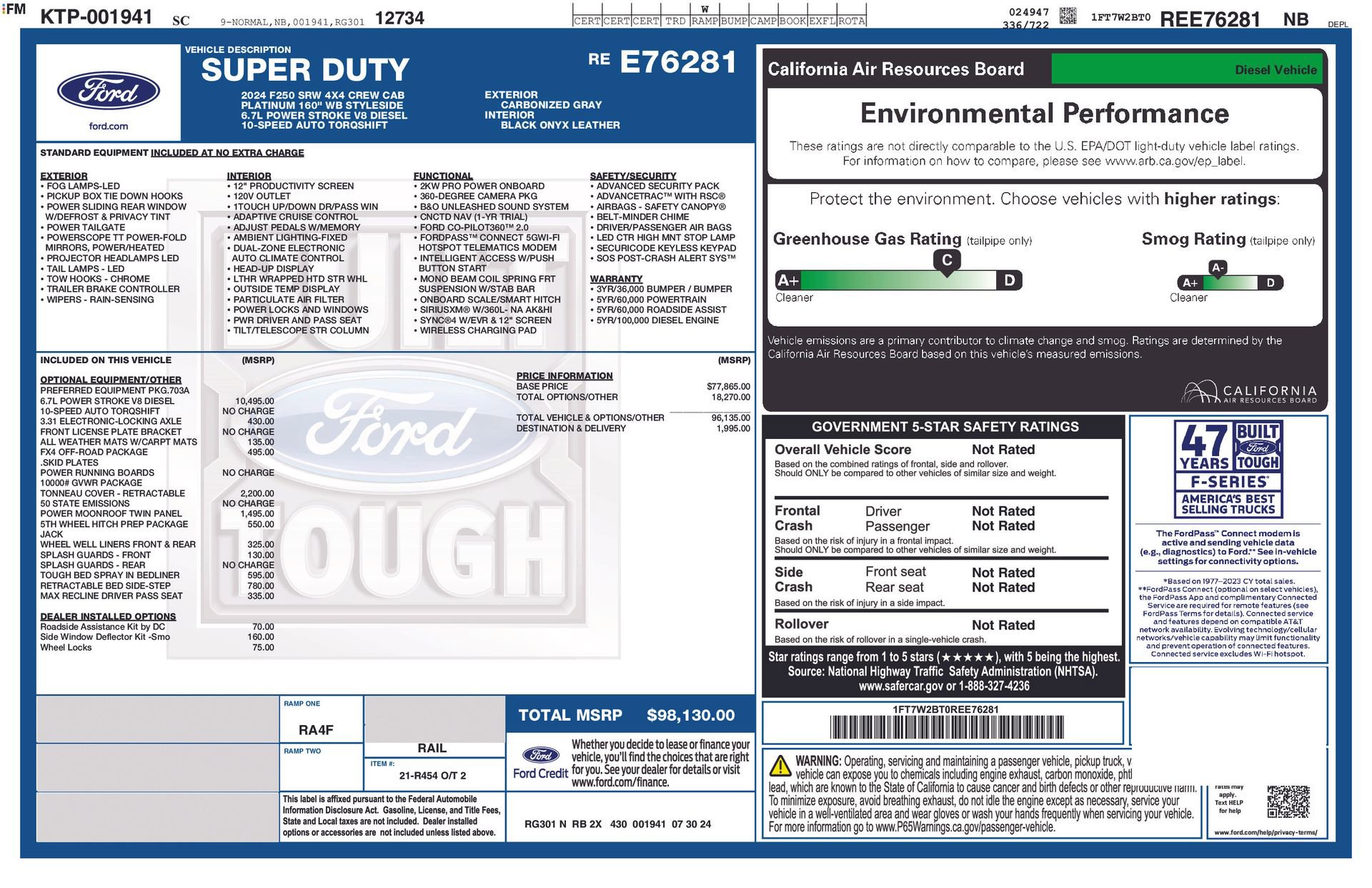 Certified 2024 Ford F250 Platinum AWD/4WD image 25