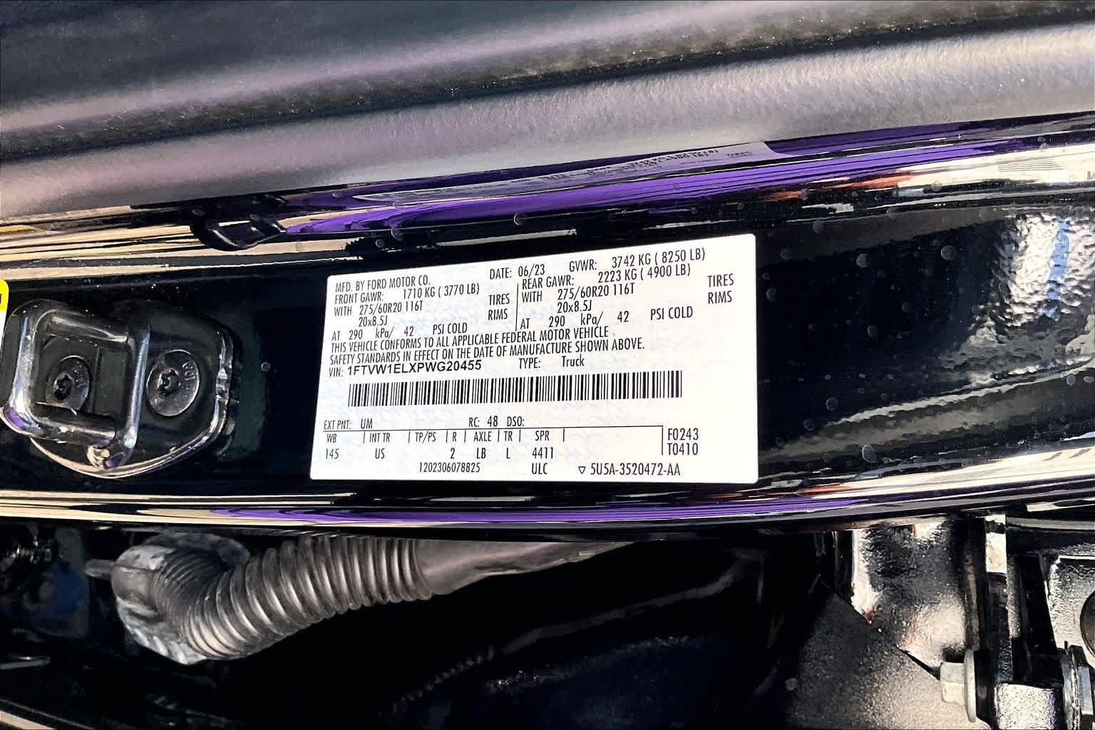 Certified 2023 Ford F150 Lightning XLT w/ Equipment Group 312A High AWD/4WD image 37
