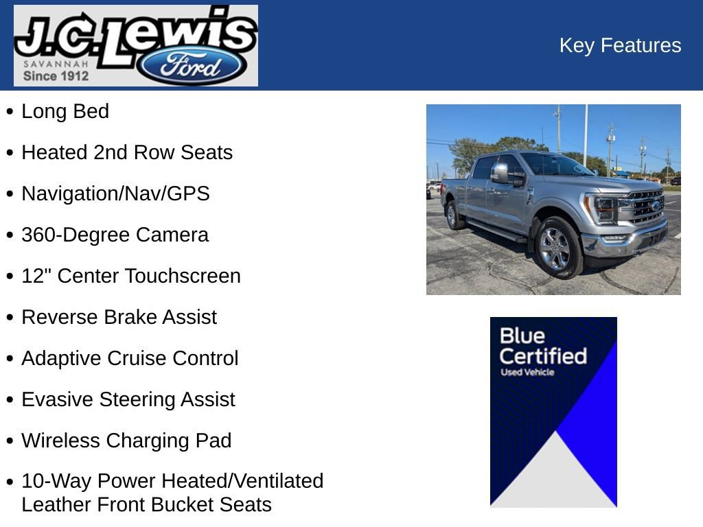 Certified 2023 Ford F150 Lariat w/ Equipment Group 502A High image 35