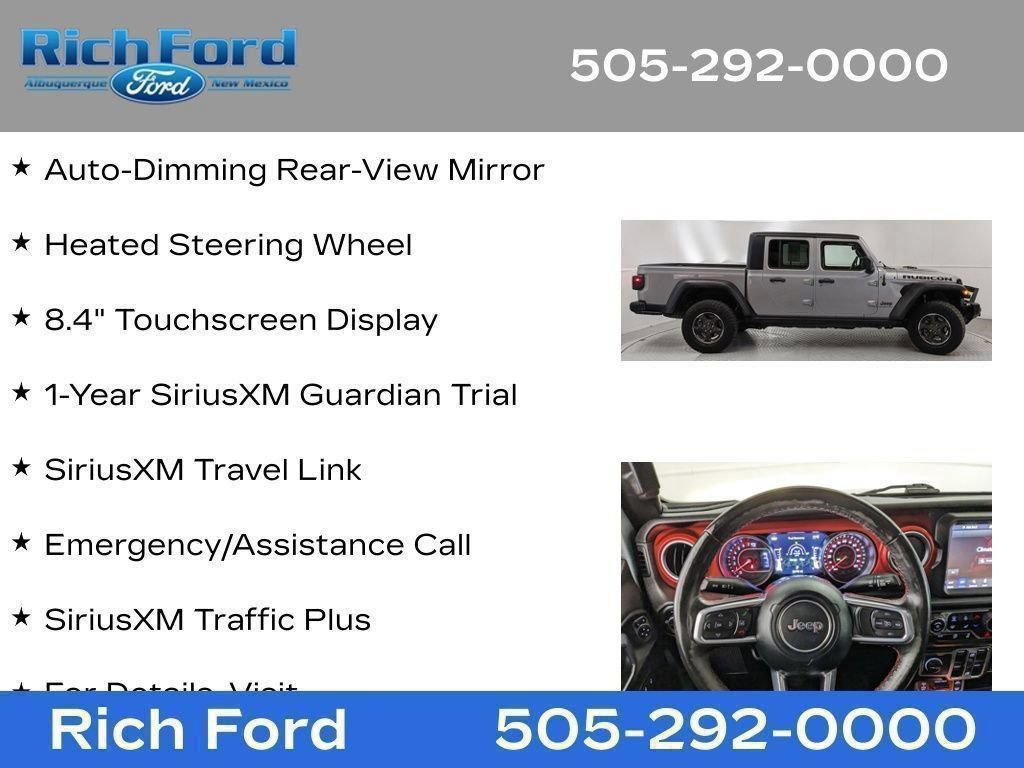 Used 2021 Jeep Gladiator Rubicon AWD/4WD image 59