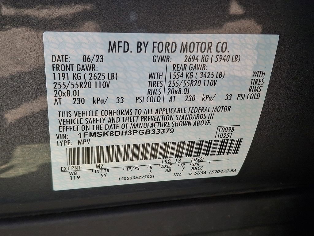 Certified 2023 Ford Explorer XLT w/ Equipment Group 202A image 28