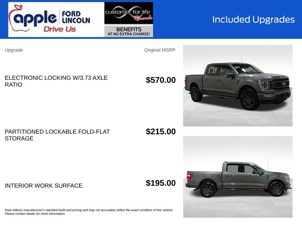 Certified 2023 Ford F150 Lariat w/ Equipment Group 502A High AWD/4WD image 5