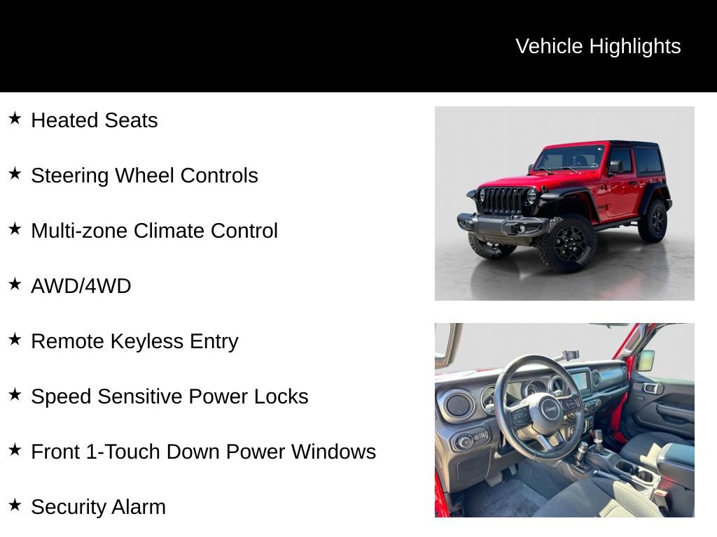 Used 2022 Jeep Wrangler Sport AWD/4WD image 31