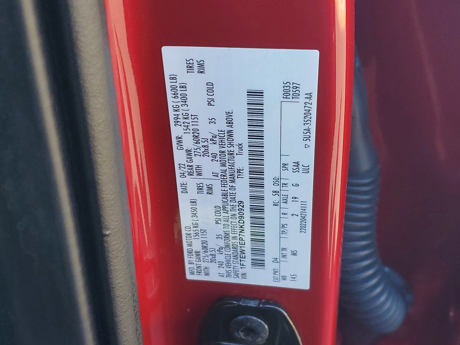 Certified 2022 Ford F150 XLT w/ Equipment Group 302A High image 31