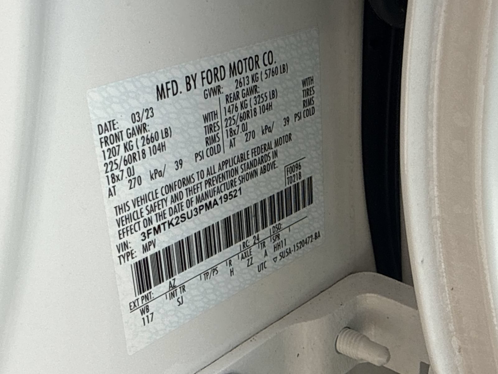 Certified 2023 Ford Mustang Mach-E California Route 1 AWD/4WD image 40