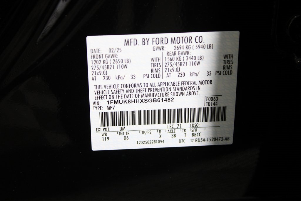 Certified 2025 Ford Explorer Platinum w/ LUX Leather Package image 25