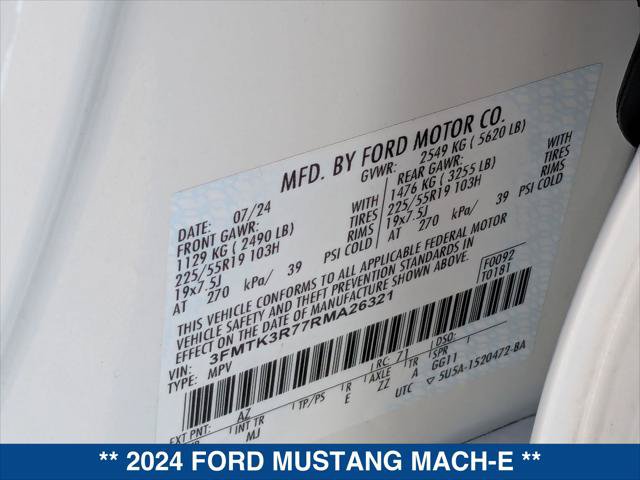 Certified 2024 Ford Mustang Mach-E Premium RWD image 24