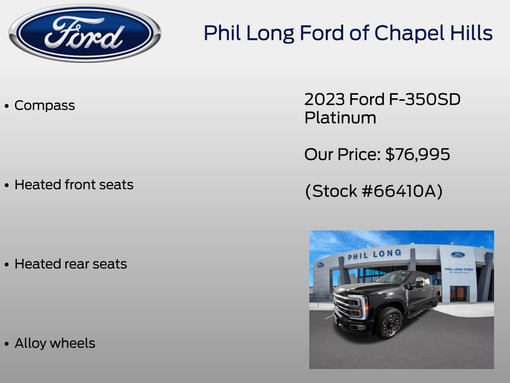 Certified 2023 Ford F350 Platinum w/ FX4 Off-Road Package AWD/4WD image 41