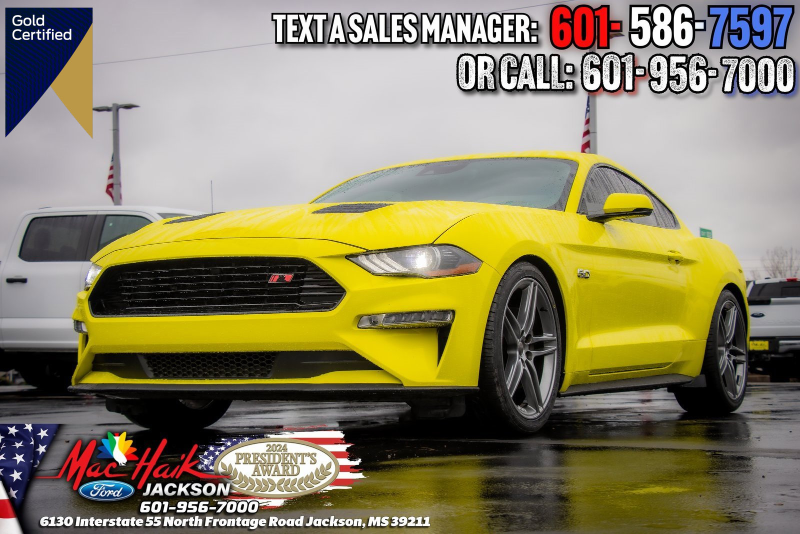 Certified 2021 Ford Mustang GT Premium w/ Equipment Group 401A image 1