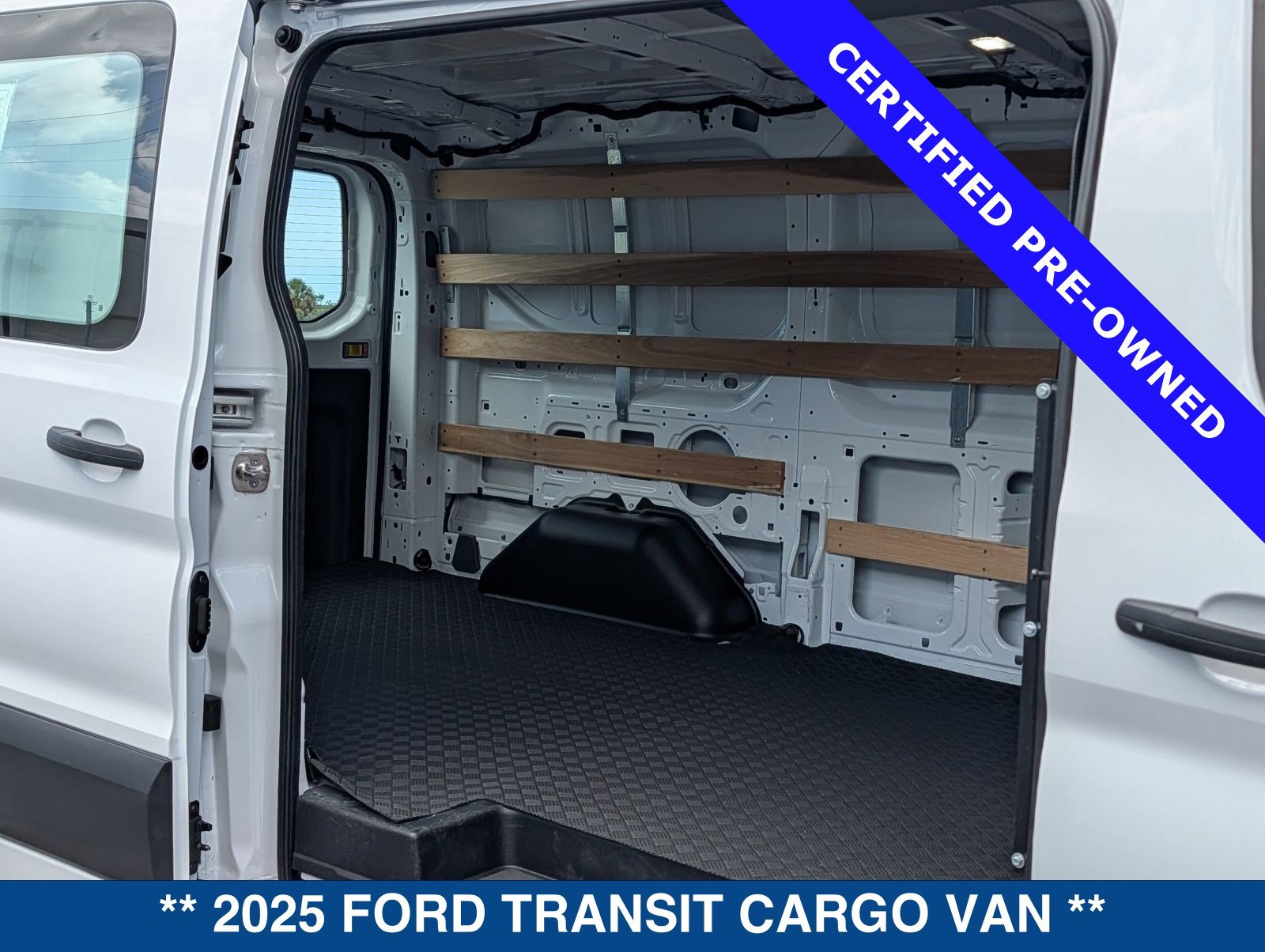 Certified 2025 Ford Transit 250 Low Roof w/ Exterior Upgrade Package RWD image 16