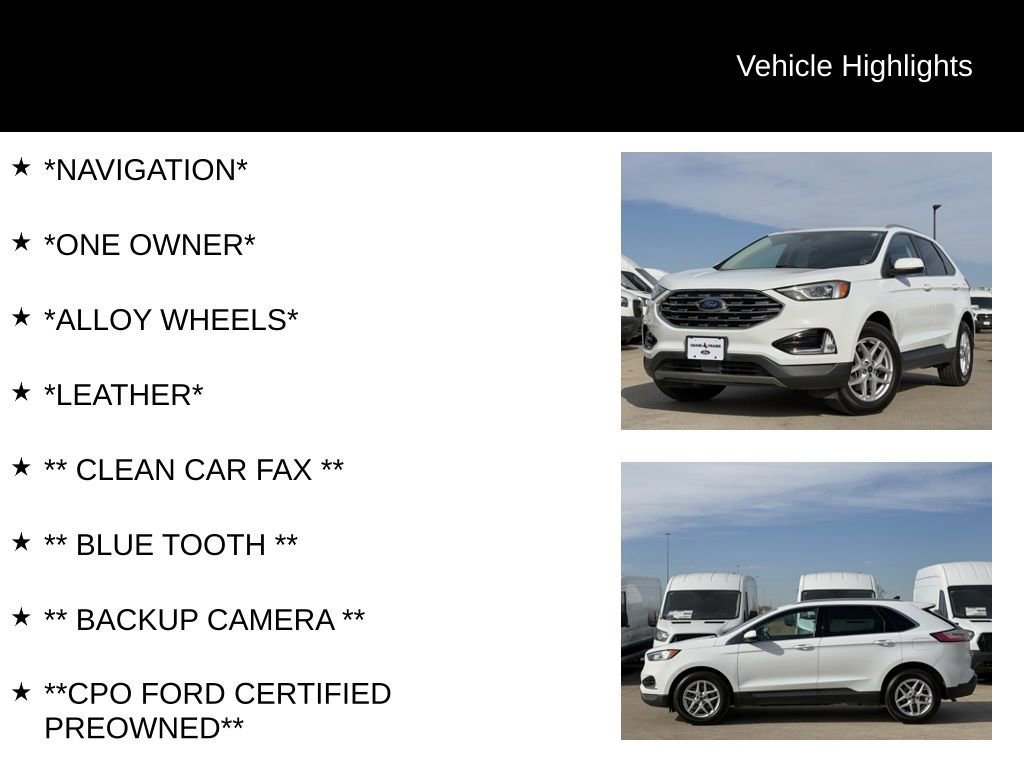 Certified 2021 Ford Edge SEL w/ Convenience Package image 8