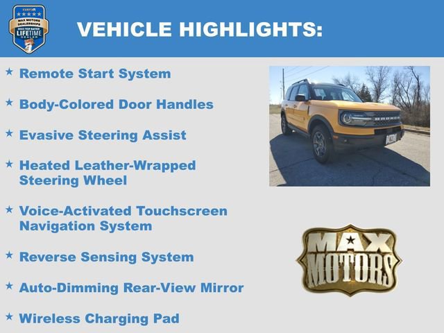 Certified 2021 Ford Bronco Sport Badlands w/ Badlands Package image 23