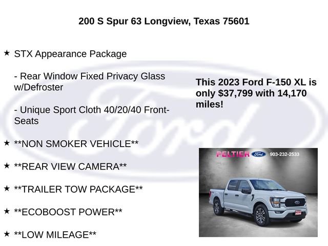 Certified 2023 Ford F150 XL w/ STX Appearance Package RWD image 10