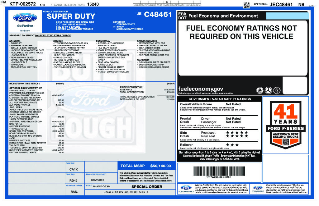 Certified 2018 Ford F250 XLT w/ XLT Value Package AWD/4WD image 2