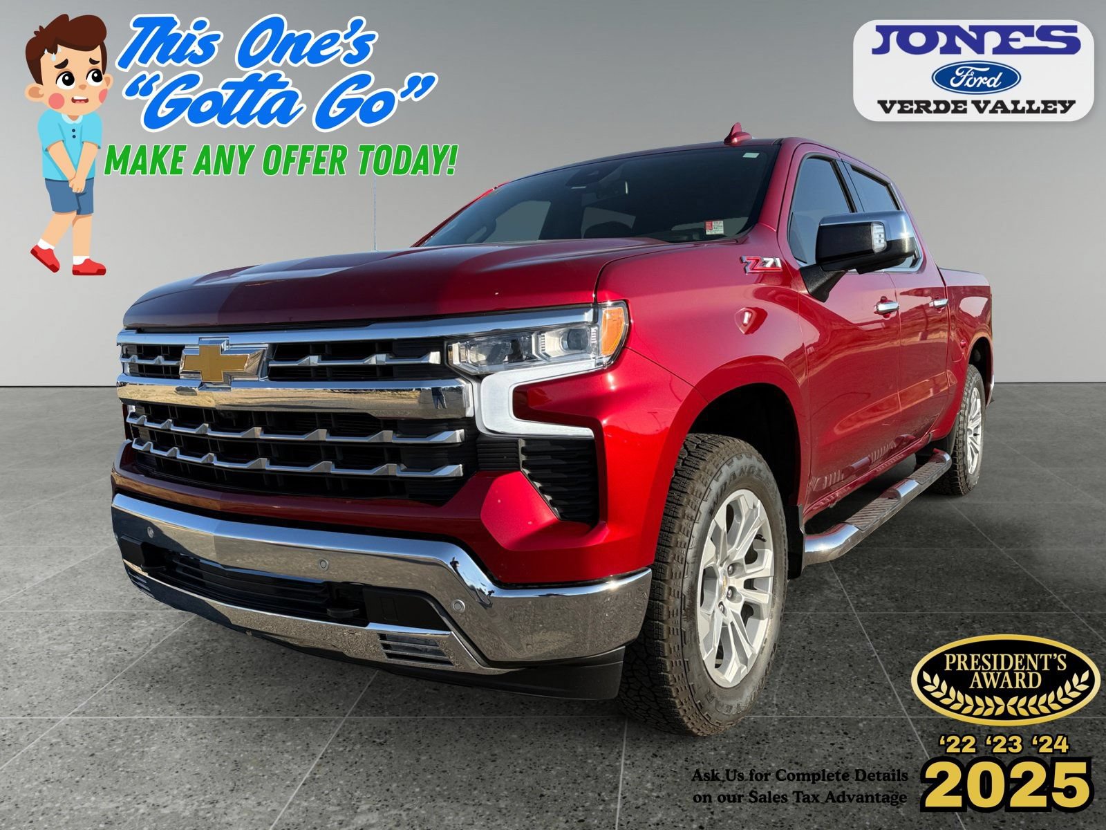 Used 2025 Chevrolet Silverado 1500 LTZ w/ Z71 Off-Road Package
