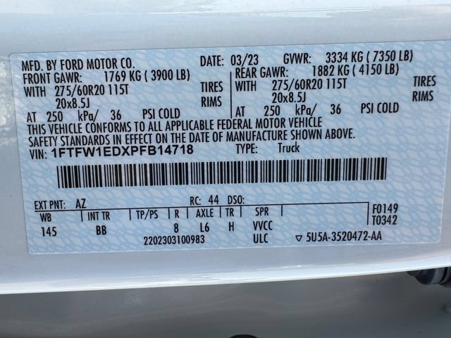 Certified 2023 Ford F150 Platinum w/ Equipment Group 701A High AWD/4WD image 32