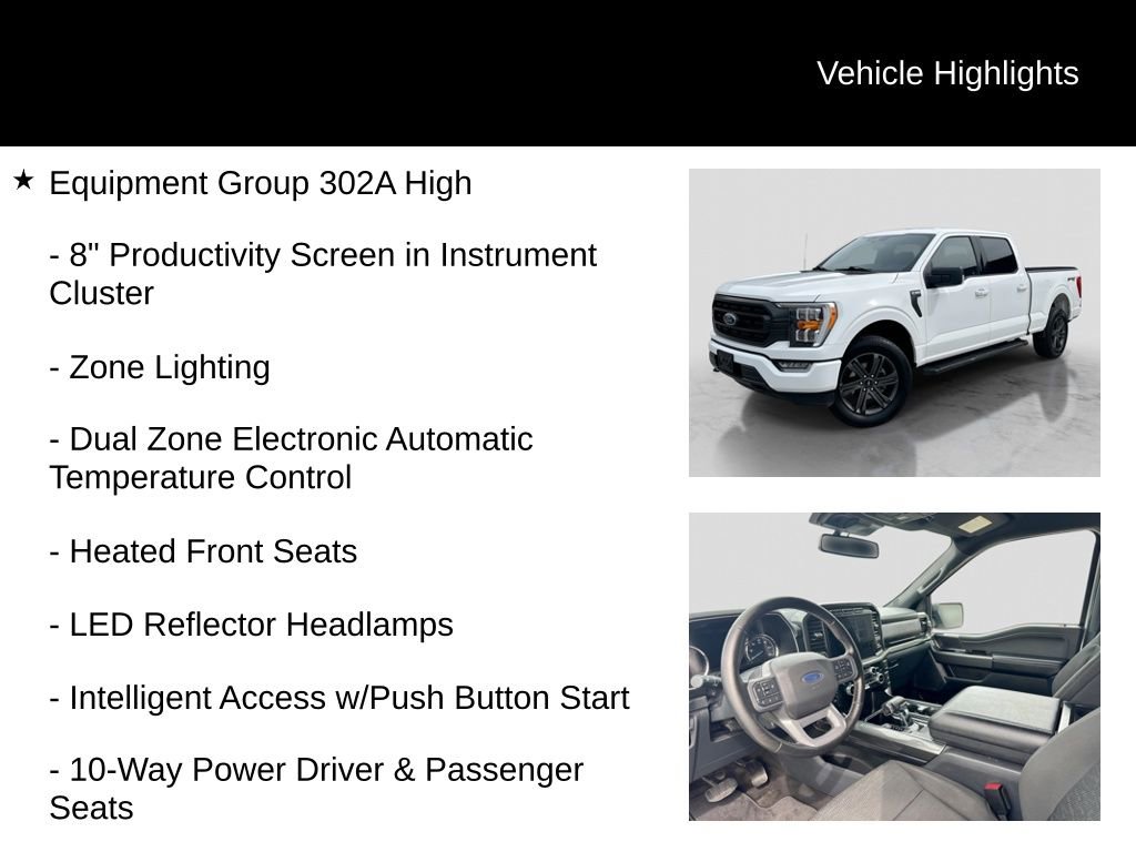 Certified 2023 Ford F150 XLT w/ Equipment Group 302A High AWD/4WD image 11