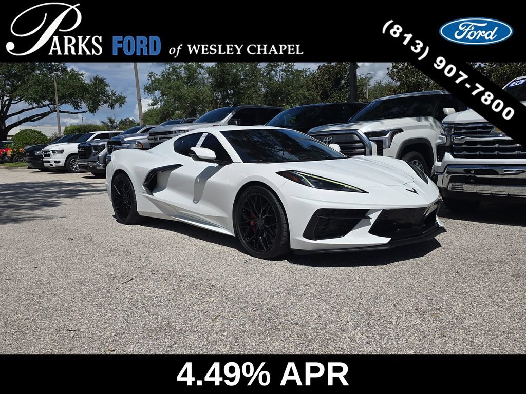 Used 2021 Chevrolet Corvette Stingray Preferred Cpe w/ Engine Appearance Package
