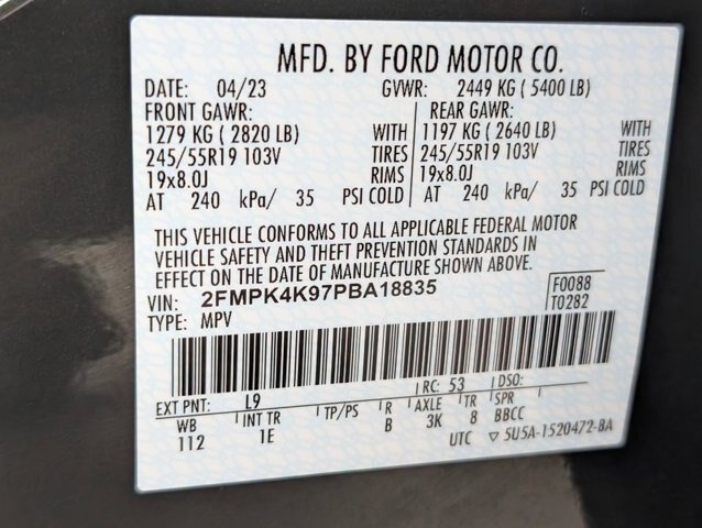 Certified 2023 Ford Edge Titanium w/ Equipment Group 301A AWD/4WD image 25