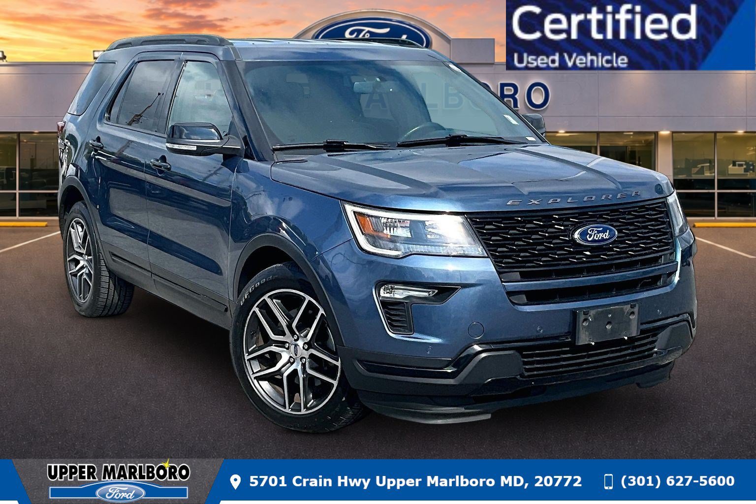 Certified 2018 Ford Explorer Sport