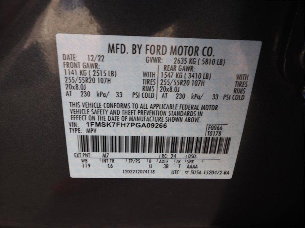 Certified 2023 Ford Explorer Limited w/ Limited Technology Package image 27