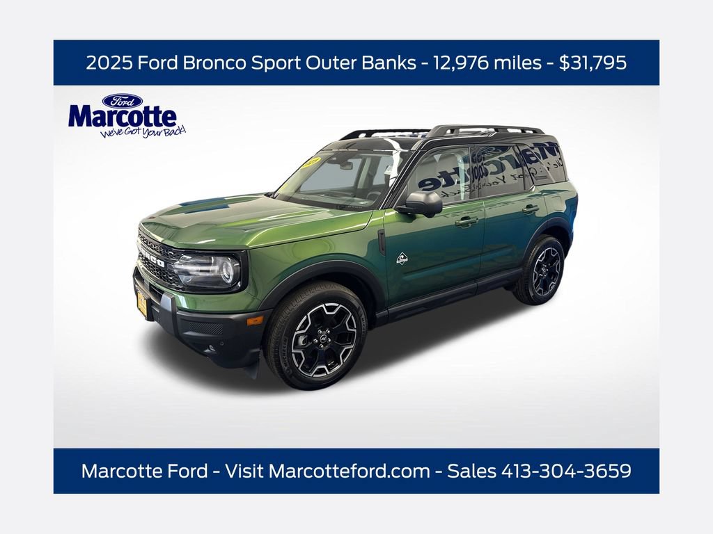 Certified 2025 Ford Bronco Sport Outer Banks w/ Outer Banks Tech Package+ AWD/4WD image 1