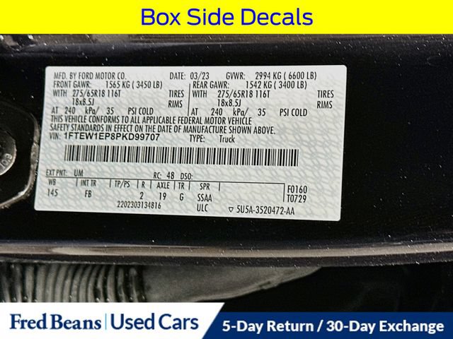 Certified 2023 Ford F150 XLT w/ Equipment Group 302A High AWD/4WD image 38