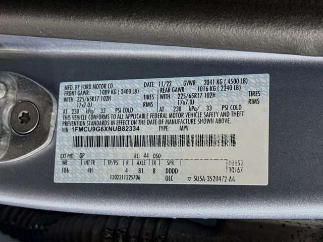 Certified 2022 Ford Escape SE w/ Cold Weather Package image 30