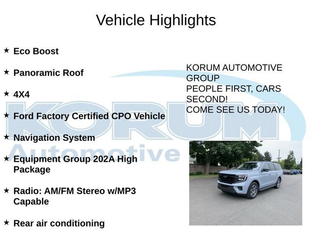 Certified 2025 Ford Expedition Max Active AWD/4WD image 4