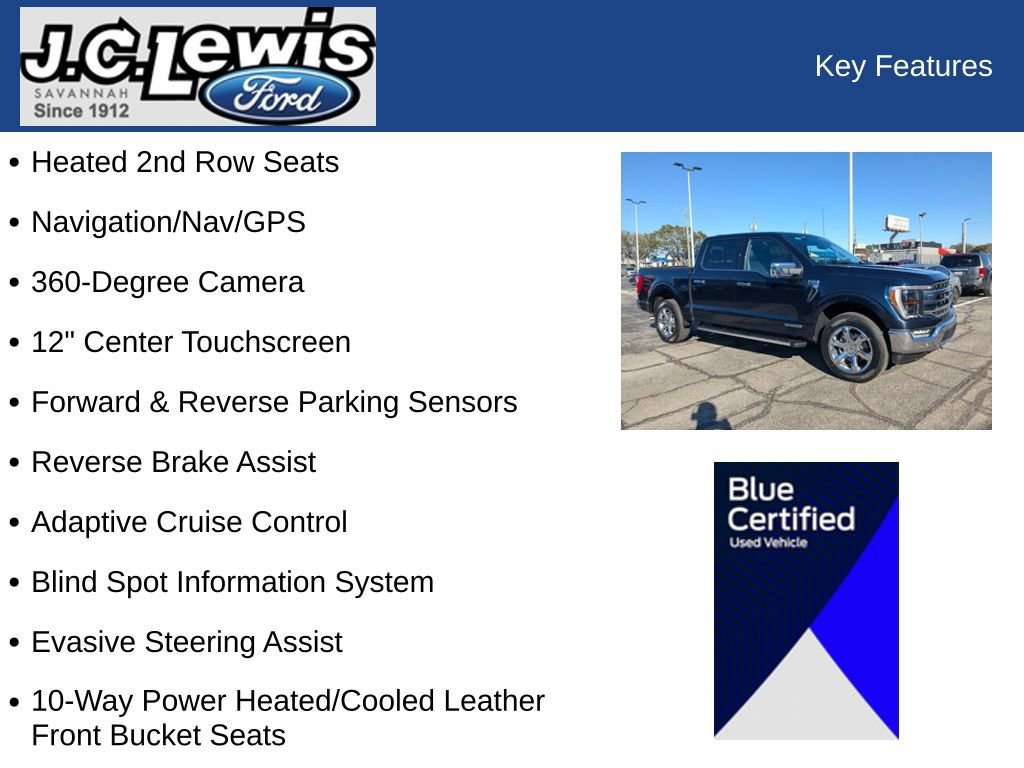 Certified 2023 Ford F150 Lariat w/ Equipment Group 502A High image 31