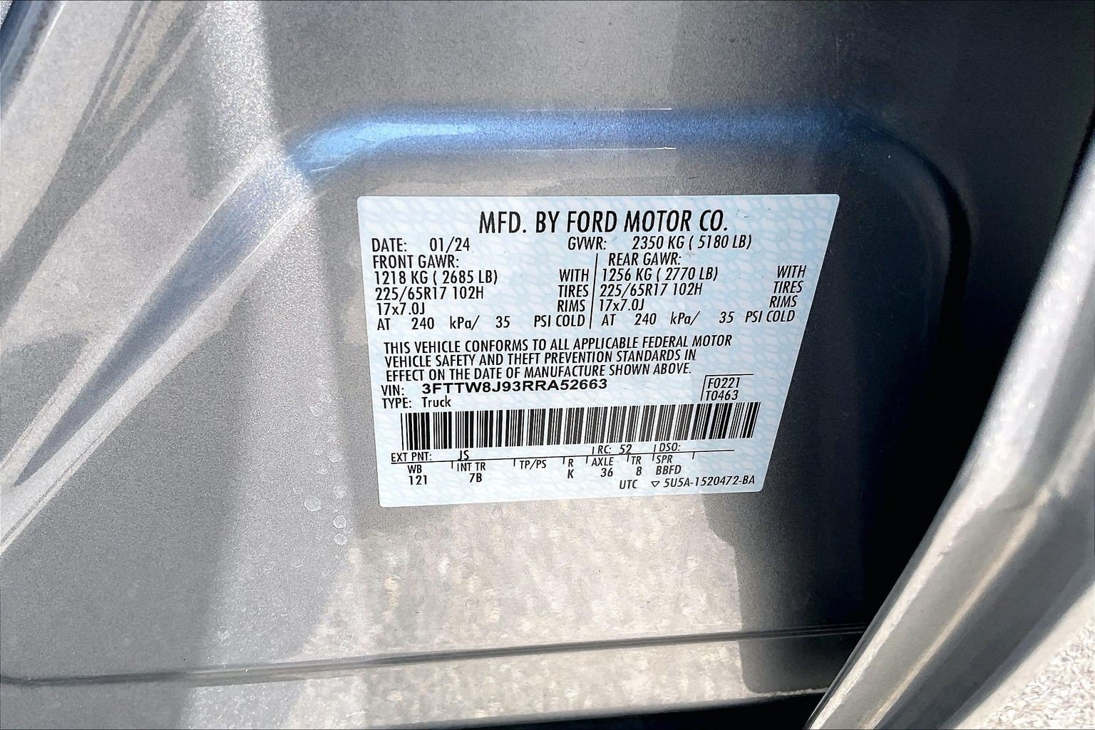 Certified 2024 Ford Maverick XLT w/ Equipment Group 300A Standard AWD/4WD image 32