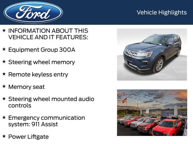 Certified 2019 Ford Explorer Limited w/ Class III Trailer Tow Package image 6