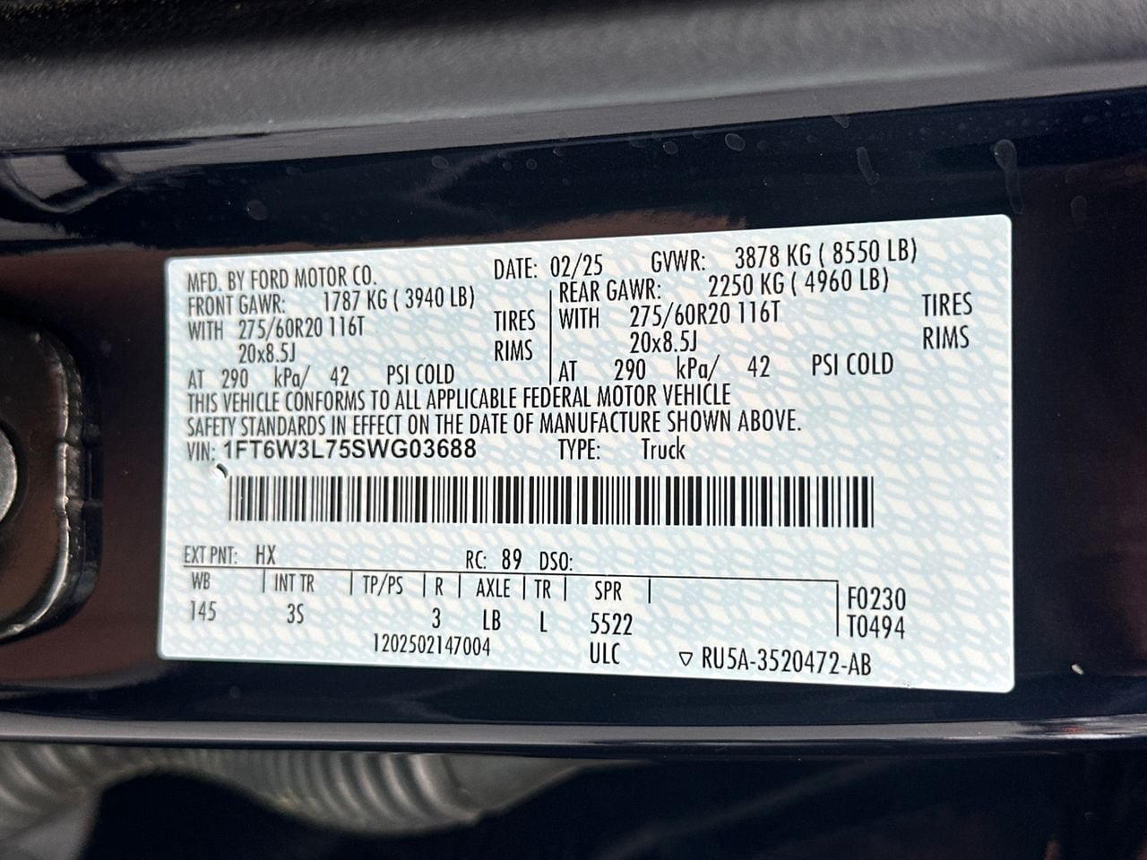 Certified 2025 Ford F150 Lightning Flash w/ Max Trailer Tow Package AWD/4WD image 35