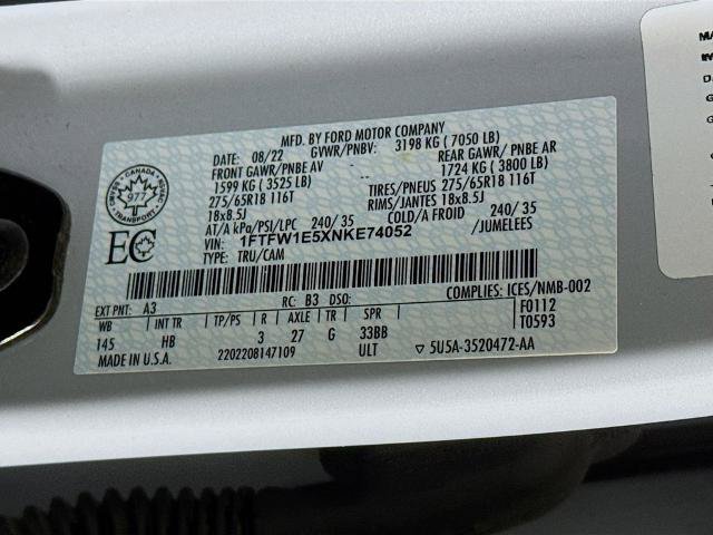 Certified 2022 Ford F150 Lariat AWD/4WD image 31