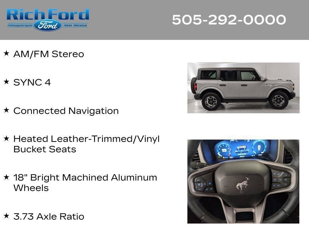 Certified 2026 Ford Bronco Outer Banks AWD/4WD image 56